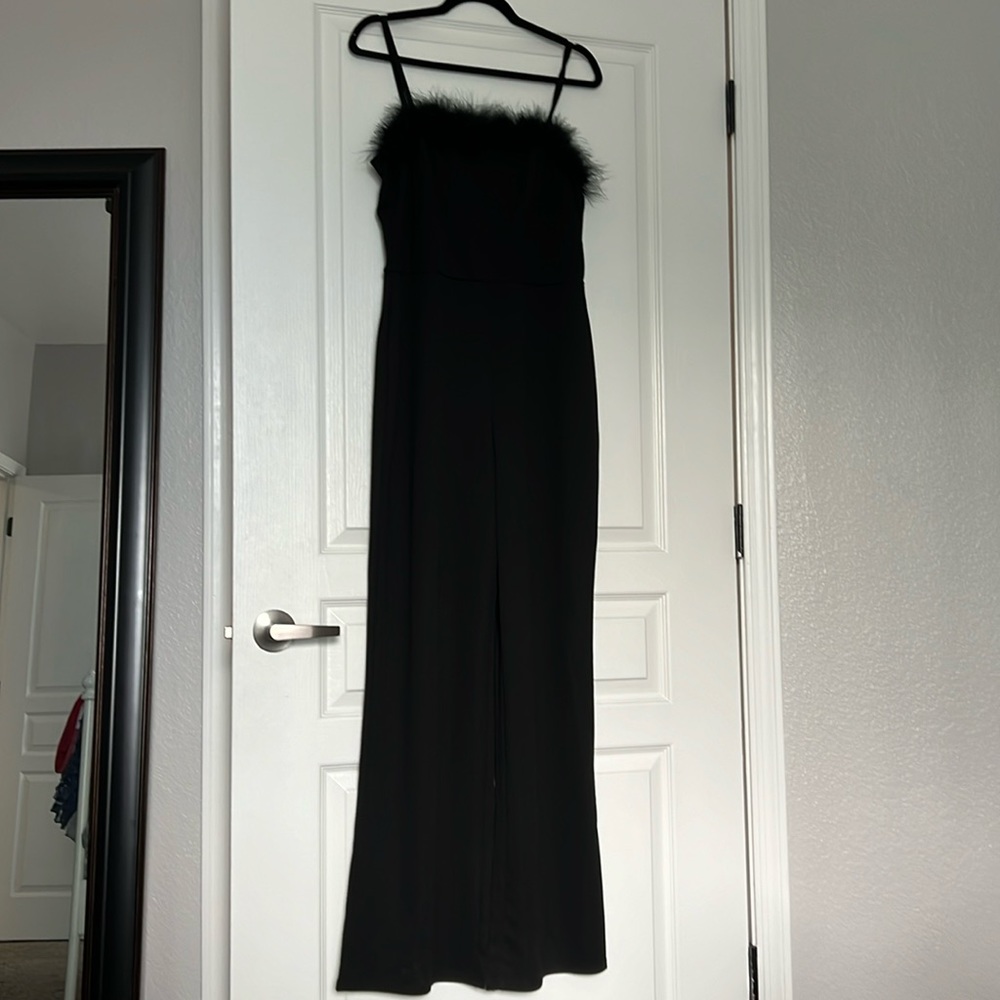 Crystal Sky black jumpsuit